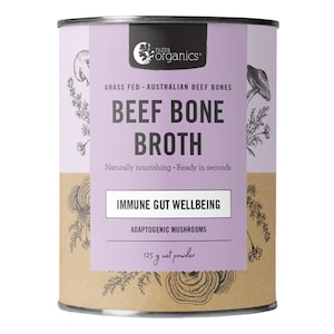 Nutra Organics Bone Broth Beef Hearty Mushroom 125G