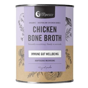 Nutra Organics Chicken Bone Broth Powder Adaptogenic Mushrooms 125G