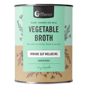 Nutra Organics Vegetable Broth Powder Garden Veggie 125G