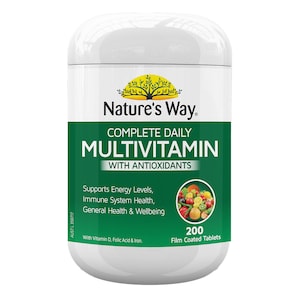 Natures Way Complete Daily Multivitamin With Antioxidants 200 Tablets (New)