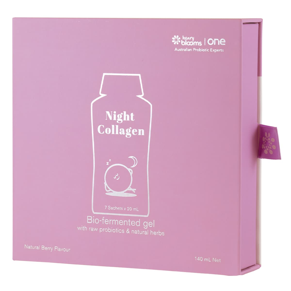 Henry Blooms Night Collagen Berry Flavour 20Ml X 7 Sachets