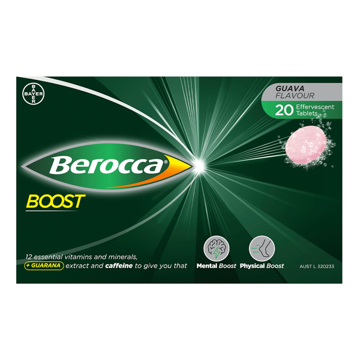 Berocca Boost 20 Effervescent Tablets