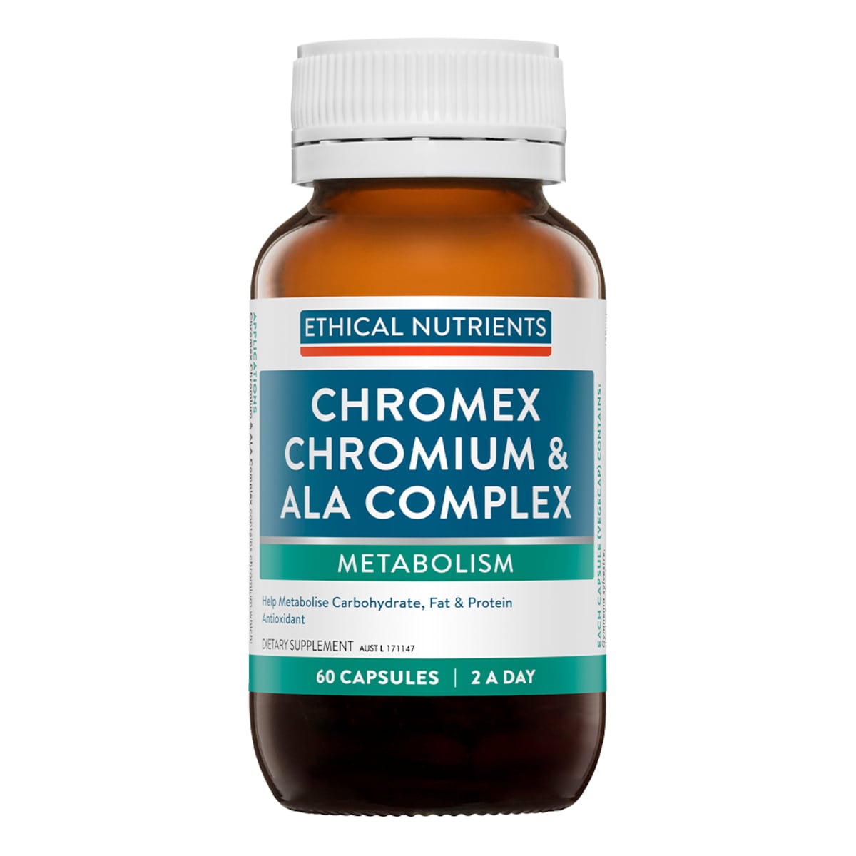 Ethical Nutrients Chromex Chromium & Ala Complex 60 Capsules