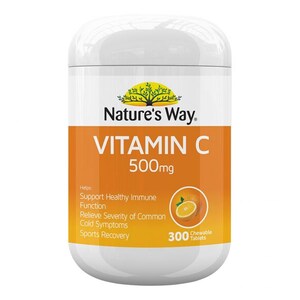 Natures Way Vitamin C 500Mg 300 Chewable Tablets