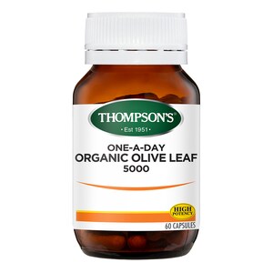 Thompsons One A Day Organic Olive Leaf 60 Capsules