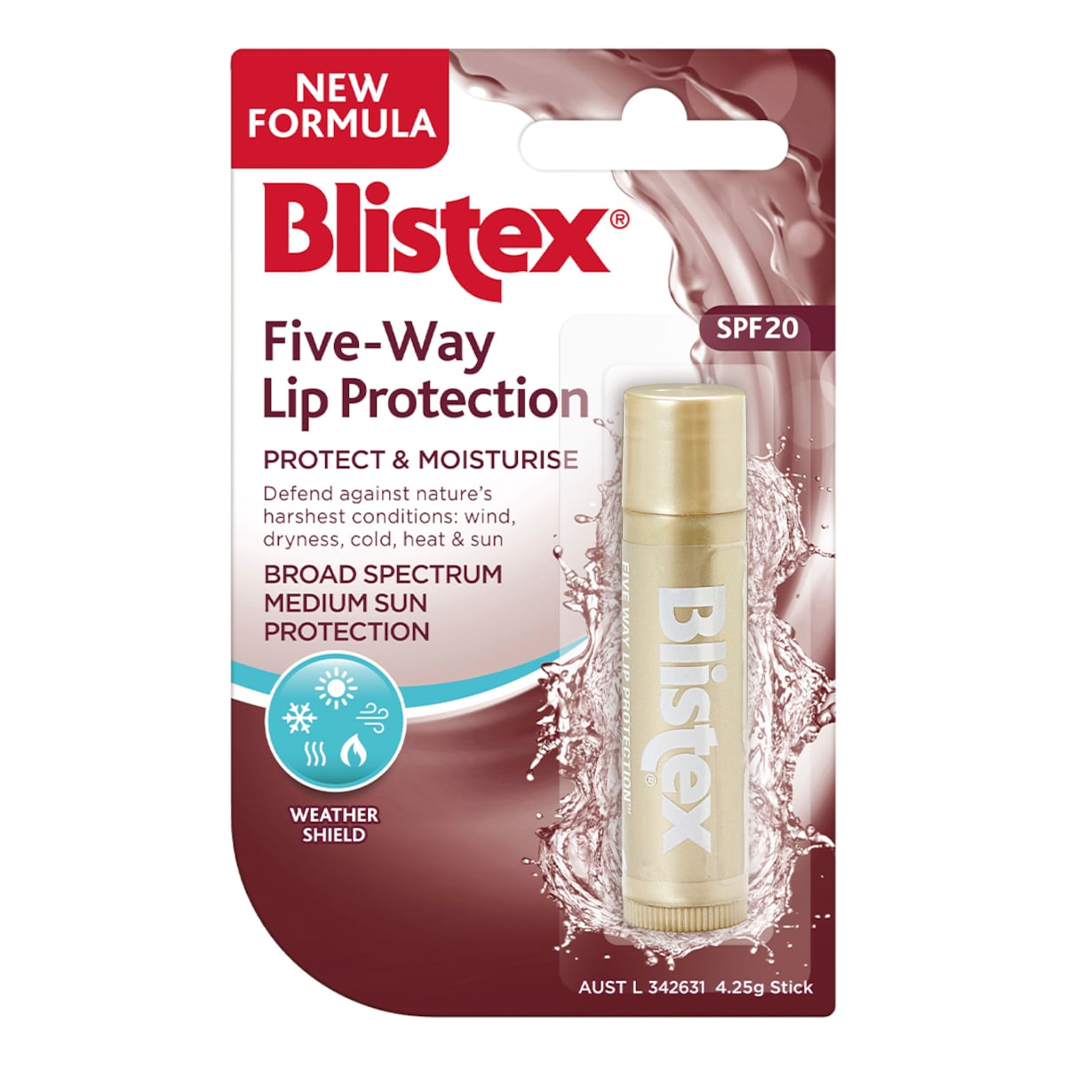 Blistex Five-Way Lip Protection Spf20 4.25G