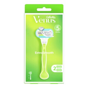 Gillette Venus Extra Smooth Razor + 2 Replacement Cartridges