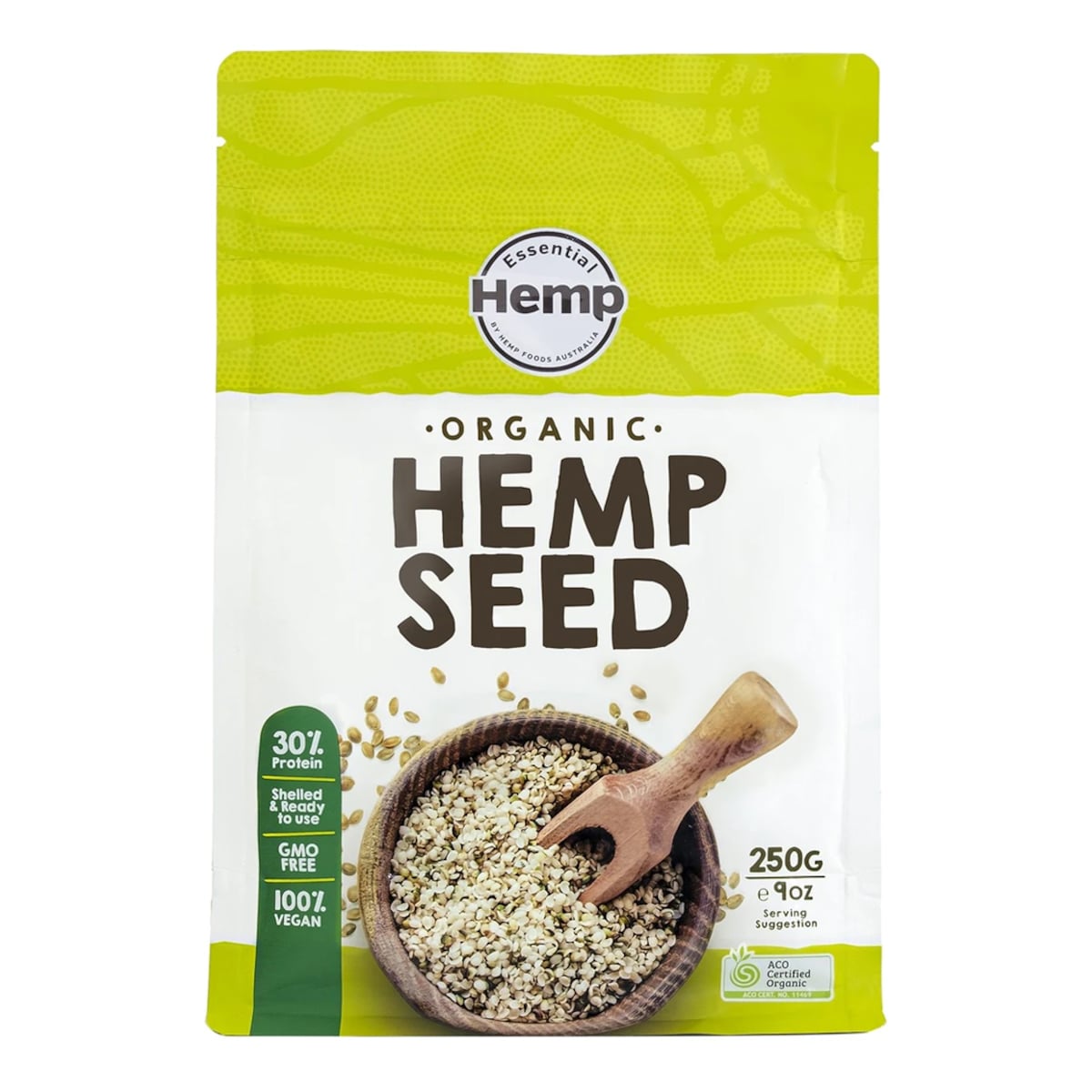 Essential Hemp Organic Hulled Hemp Seeds 250G