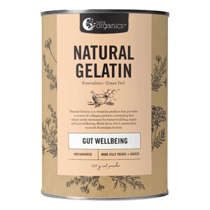 Nutra Organics Natural Gelatin Powder Unflavoured 250G
