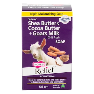 Hopes Relief Shea & Cocoa Butter + Goats Milk Soap 125G