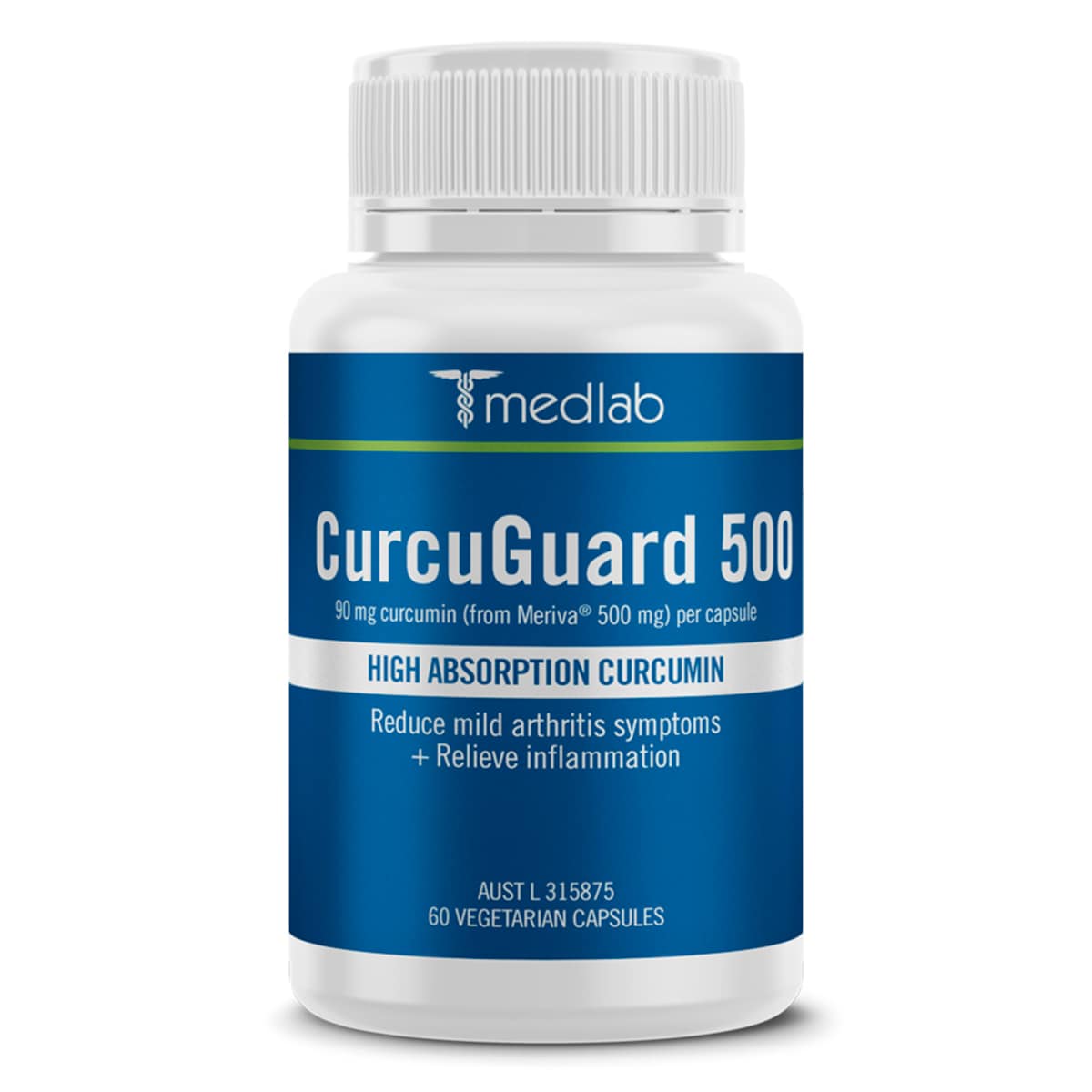 Medlab Curcuguard500 60 Vegetarian Capsules