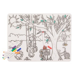 Little Woods Colour Mat (Silicone Placemat)