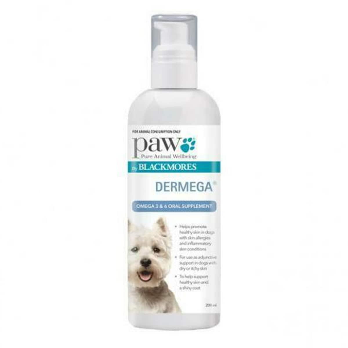 Blackmores PAW Dermega Omega 3 & 6 Oral Supplement 200ml