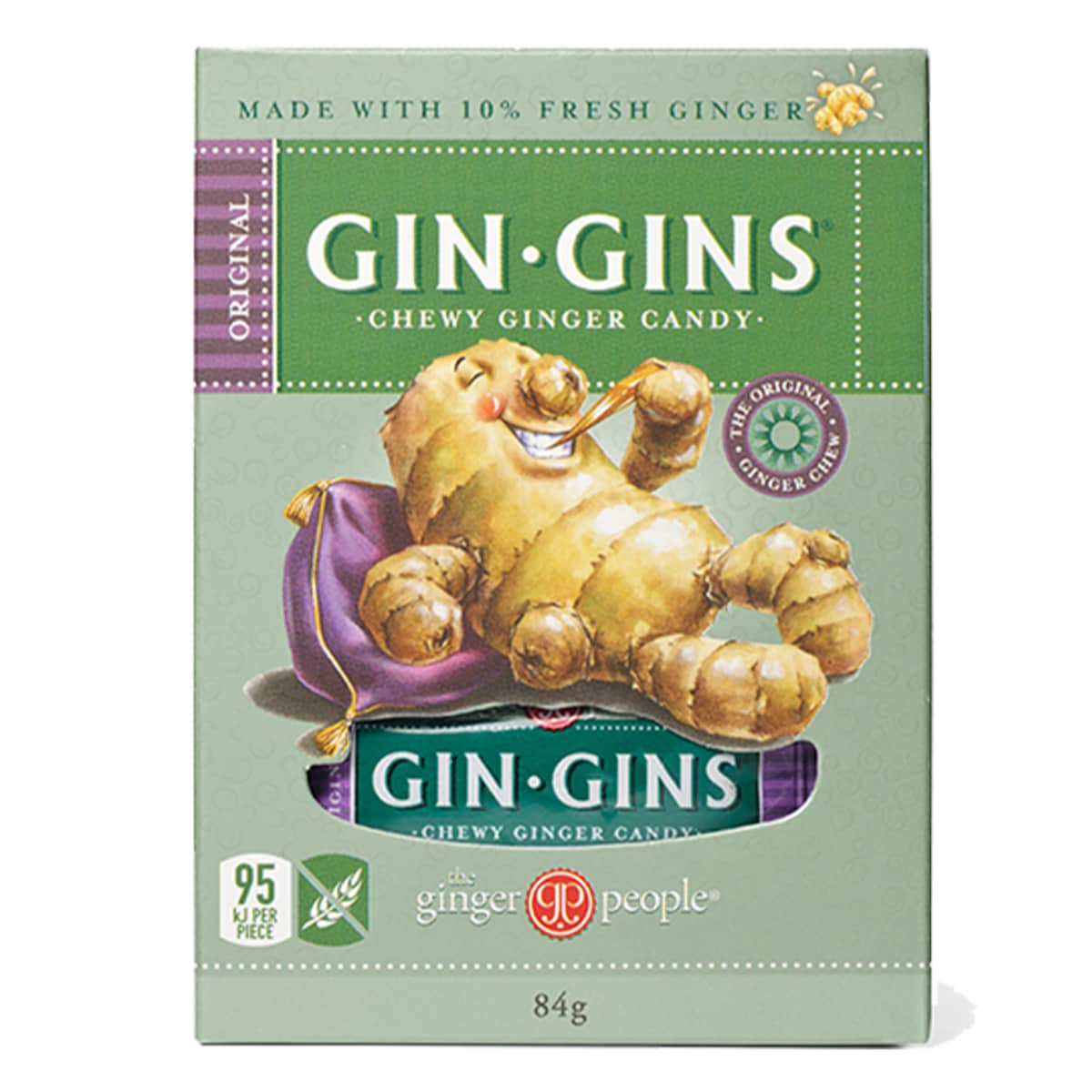 The Ginger People Gin Gins Original Ginger Chews 84G