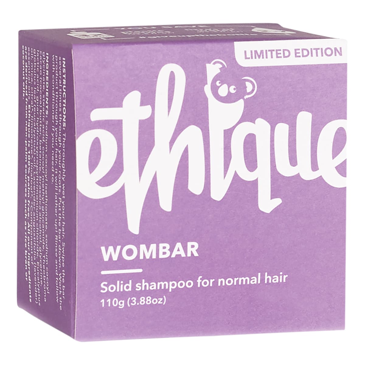 Ethique Solid Shampoo Bar Wombar Normal Hair 110G