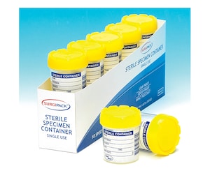 Surgipack Sterile Specimen Container