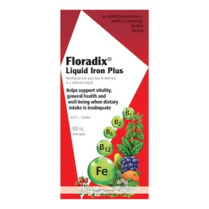 Floradix Formula Liquid Iron Plus 500Ml
