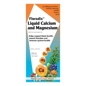 Floradix Liquid Calcium And Magnesium 250Ml