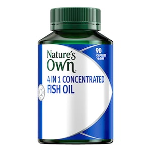 Natures Own 4 In 1 Concentrated Fish Oil 90 Capsules
