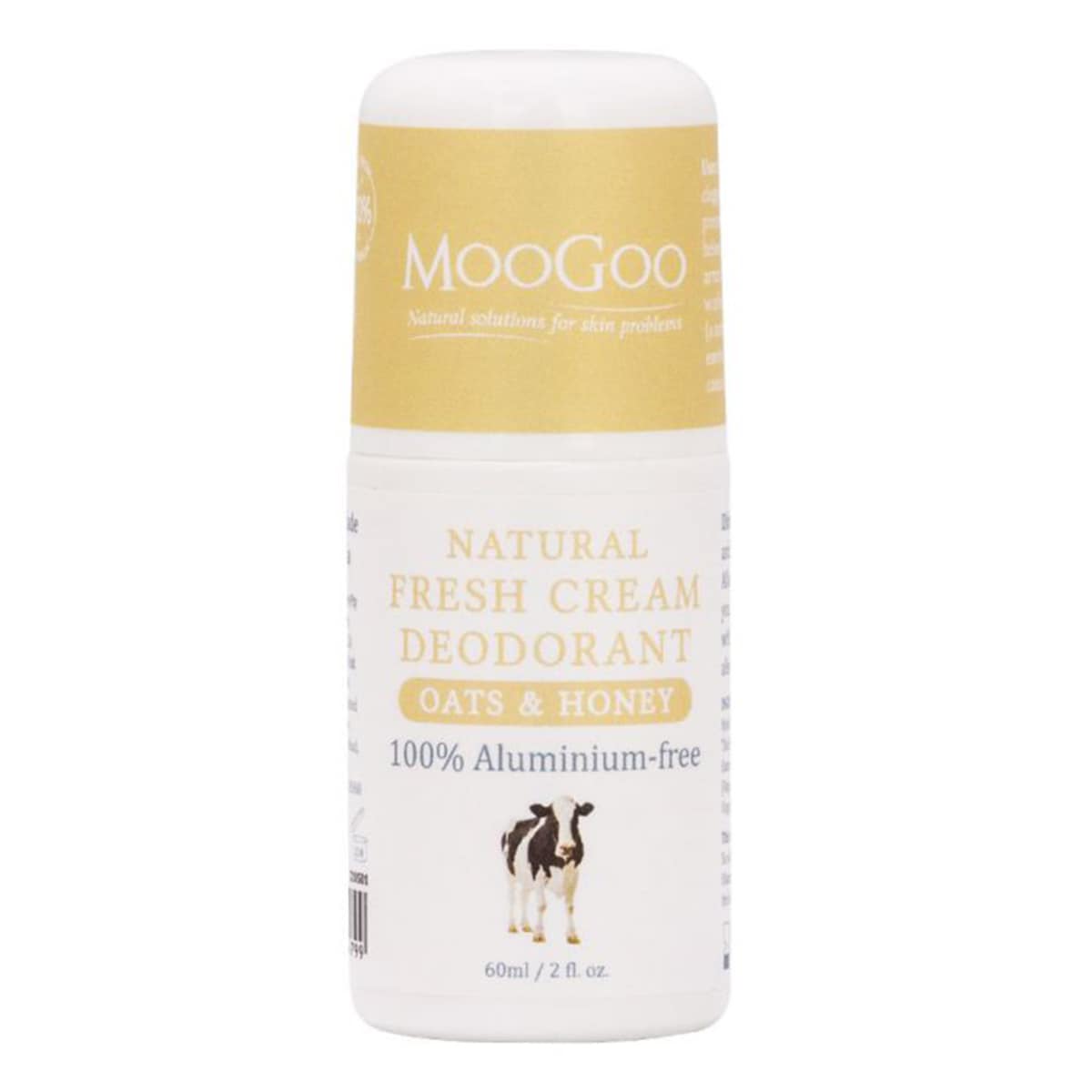 Moogoo Fresh Cream Deodorant Oats & Honey 60Ml