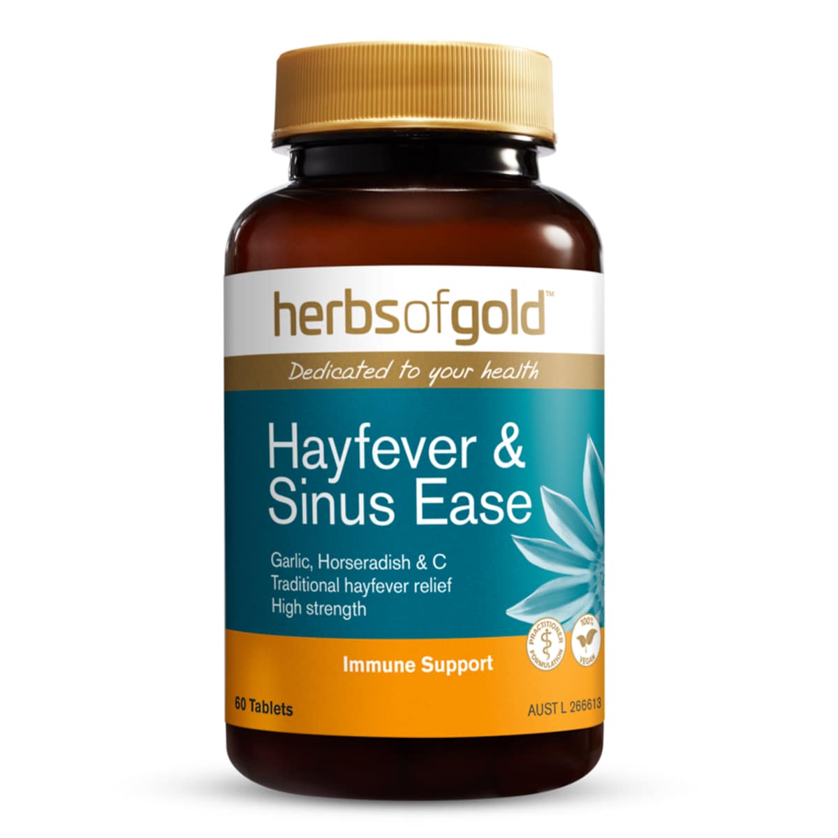 Herbs Of Gold Hayfever & Sinus Ease 60 Tablets