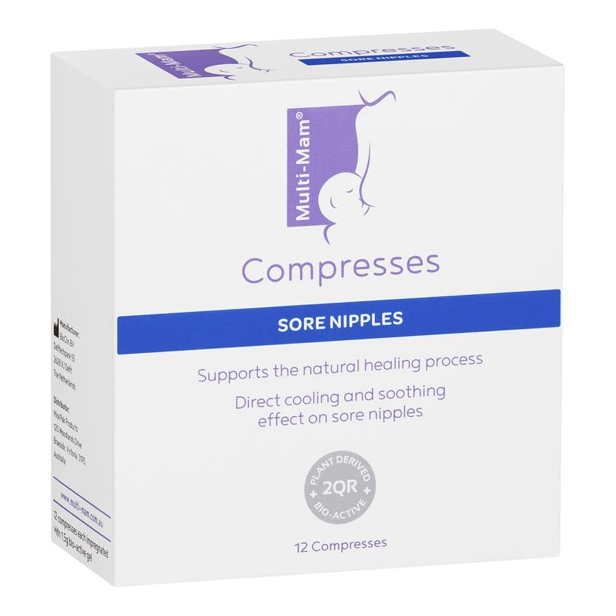 Multi Mam Compresses For Sore Nipples 12 Pack