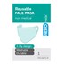 Aeromask Reusable Face Mask Black Single