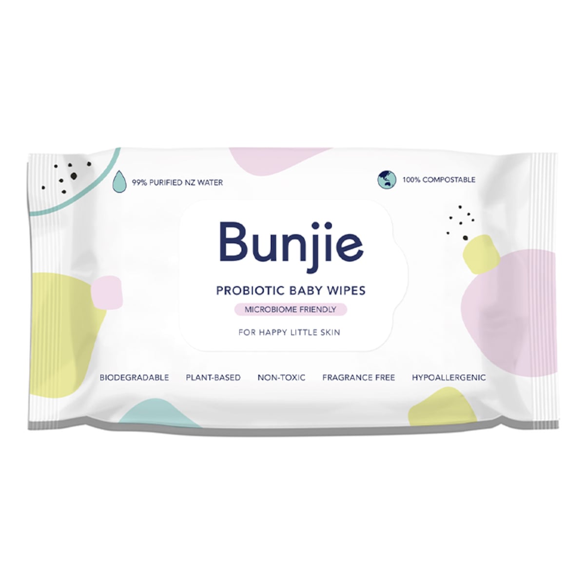 Bunjie Probiotic Baby Wipes 80 Wipes