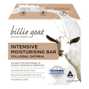 Billie Goat Intensive Moisturising Bar Colloidal Oatmeal 100G