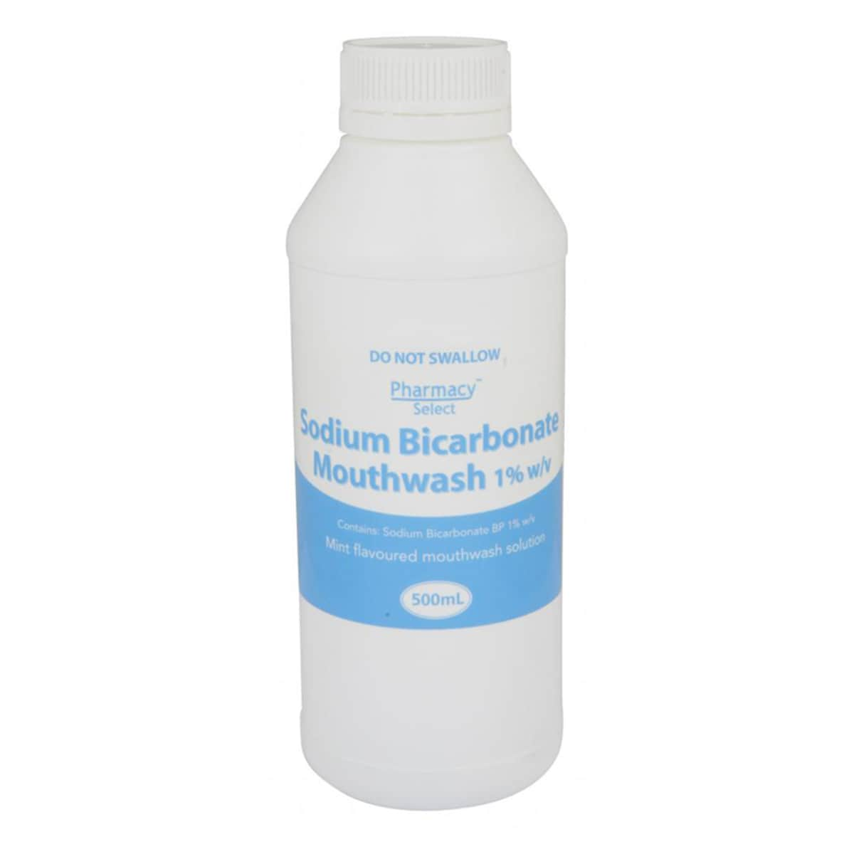 Sodium Bicarbonate 1% Mouthwash Mint Flavoured 500Ml