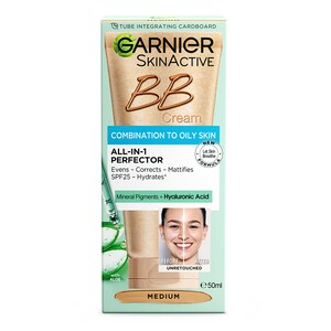 Garnier Bb Cream All-In-One Perfector Oil Free Spf25 Medium 50Ml