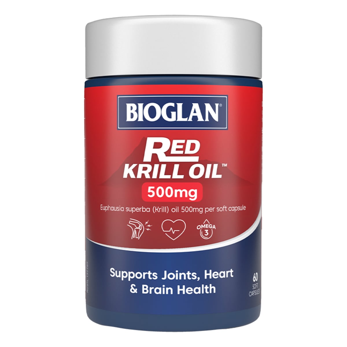 Bioglan Red Krill Oil 500Mg 60 Capsules
