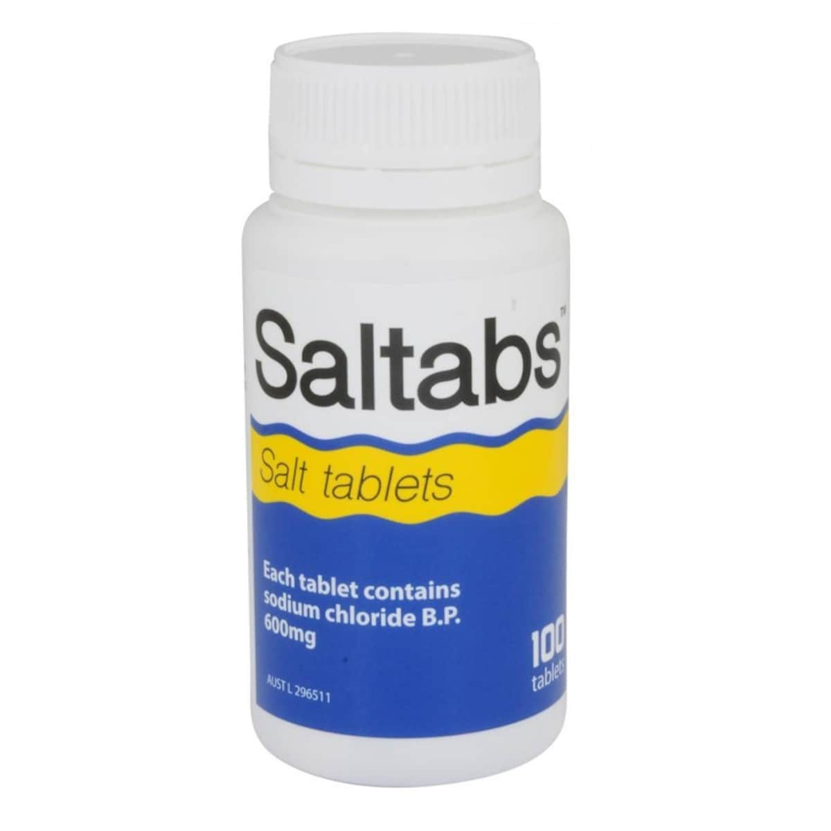 Saltabs Salt Tablets 600Mg 100 Tablets