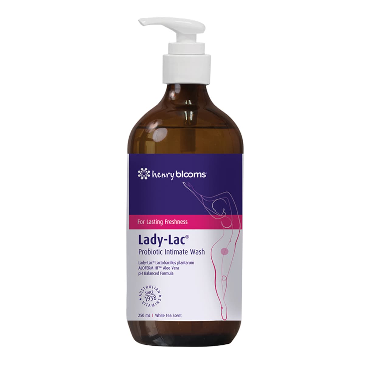 Henry Blooms Lady-Lac Probiotic Intimate Wash 250Ml