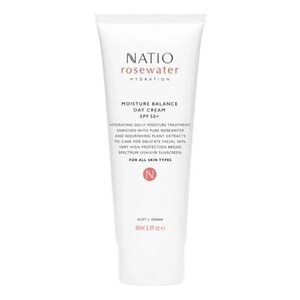 Natio Rosewater Hydration Moisture Balance Day Cream Spf50 90Ml