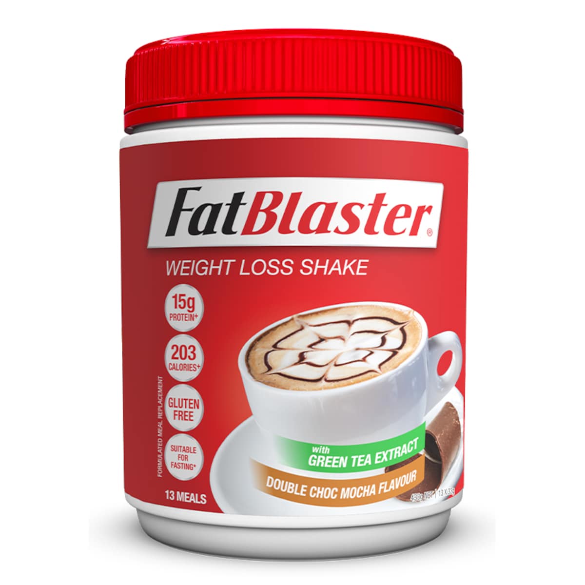 Naturopathica Fatblaster Weight Loss Shake Double Choc Mocha 430G