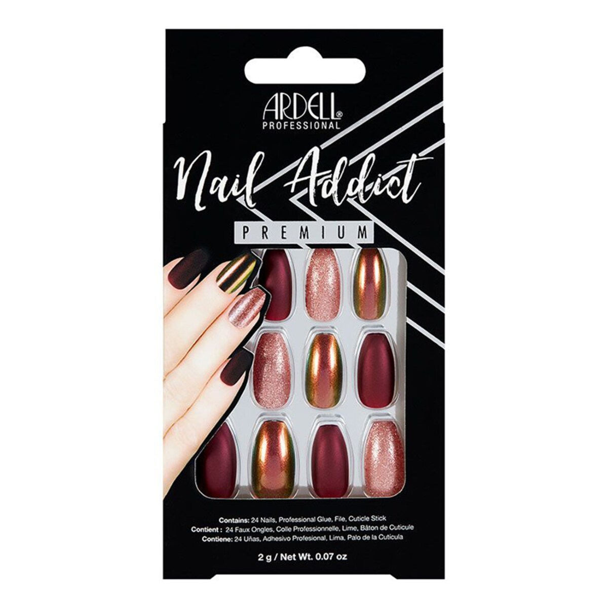 Ardell Nail Addict Premium Red Cateye Kit