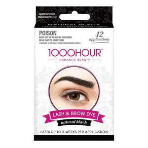 1000 Hour Eyelash & Brow Dye Kit Black