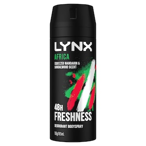 Lynx Deodorant Body Spray Africa 165Ml