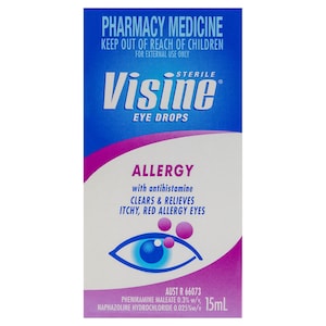 Visine Eye Drops Allergy with Antihistamine 15ml