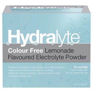 Hydralyte Electrolyte Powder Lemonade 10 Sachets