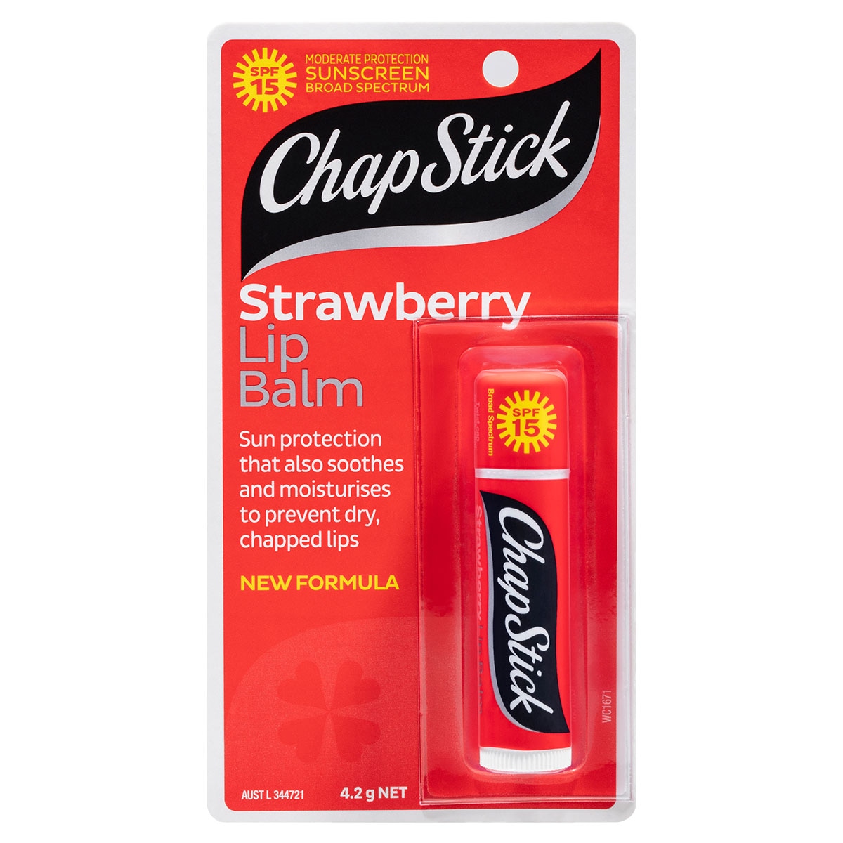 Chapstick Strawberry Lip Balm Spf15 4.2G