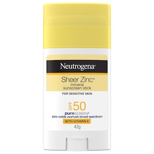 Neutrogena Sheer Zinc Mineral Sunscreen Stick Spf50 42G