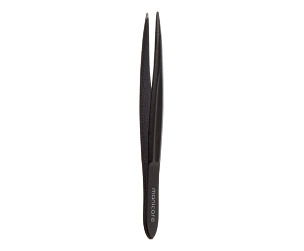 Manicare Black Point Eyebrow Tweezers 1 Pack