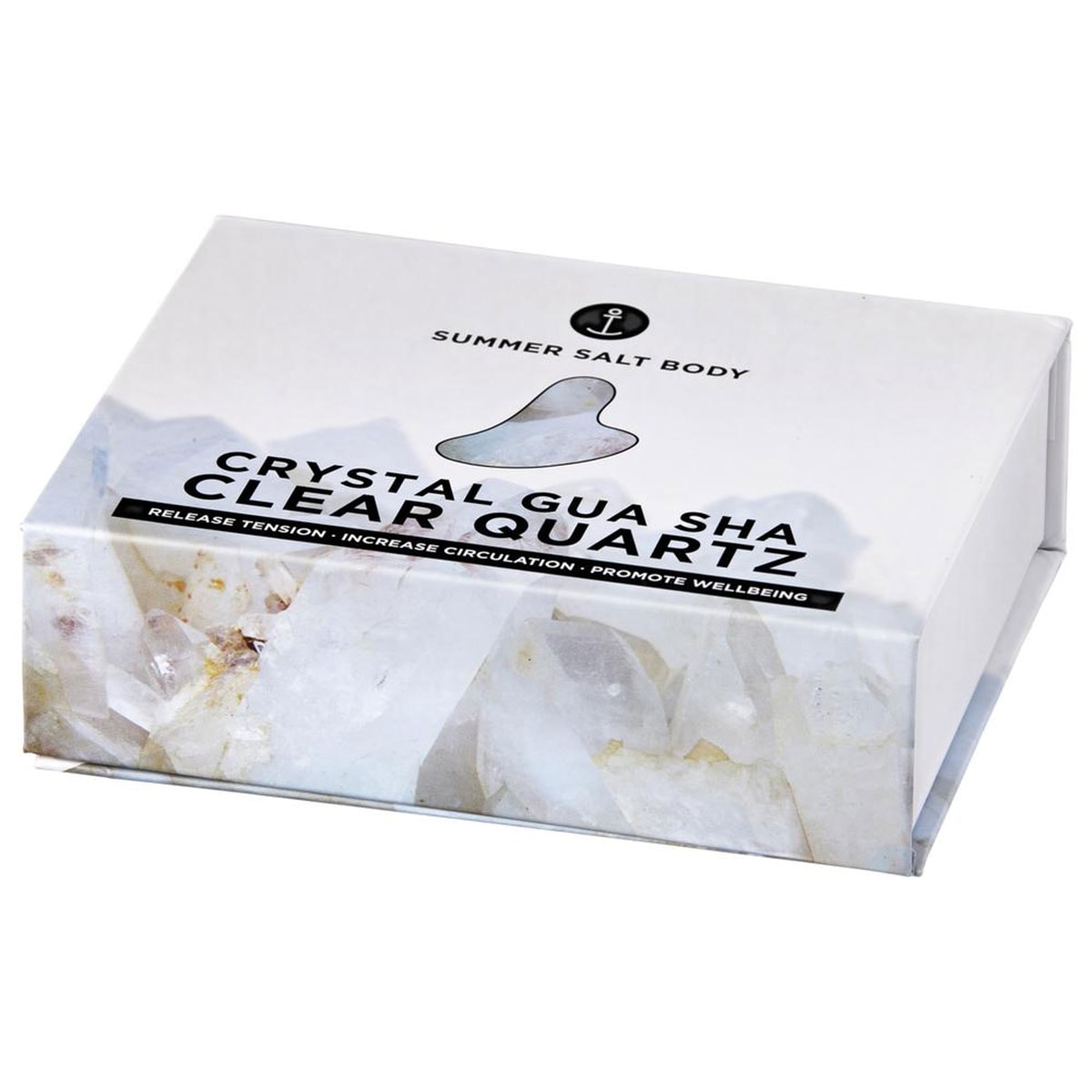 Summer Salt Body Crystal Gua Sha Clear Quartz 1 Pack