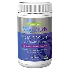 Vitaceuticals Magzorb Magnesium Glycinate 500Mg 100 Capsules