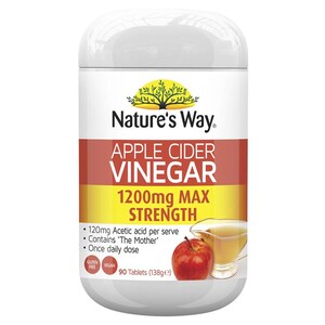 Natures Way Apple Cider Vinegar 1200Mg 90 Tablets