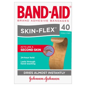 Band-Aid Skin-Flex Sterile Strips 40 Pack