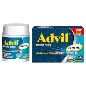 Advil Minis Fast Pain Relief 20 Liquid Capsules