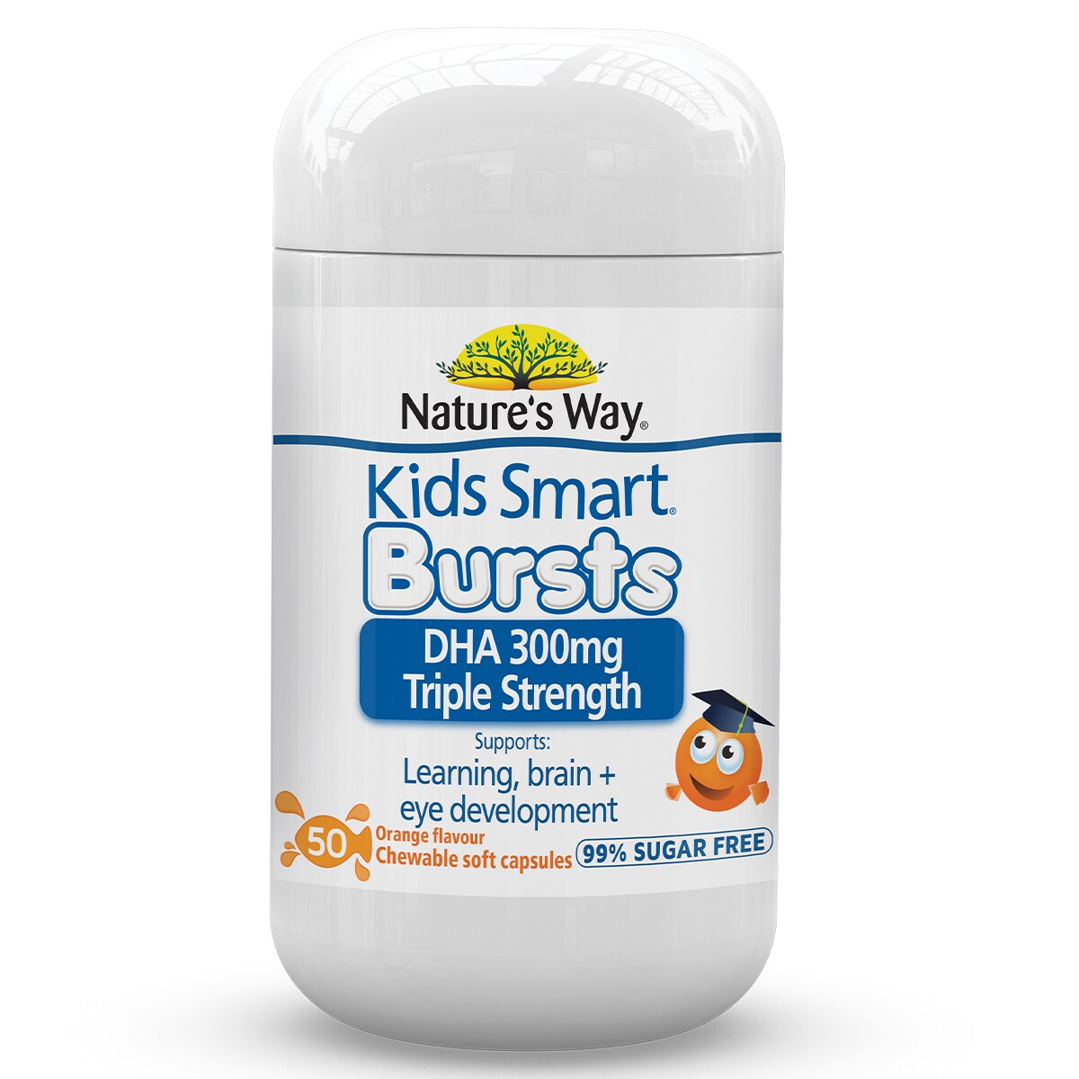 Natures Way Kids Smart Dha 300Mg Triple Strength 50 Capsules